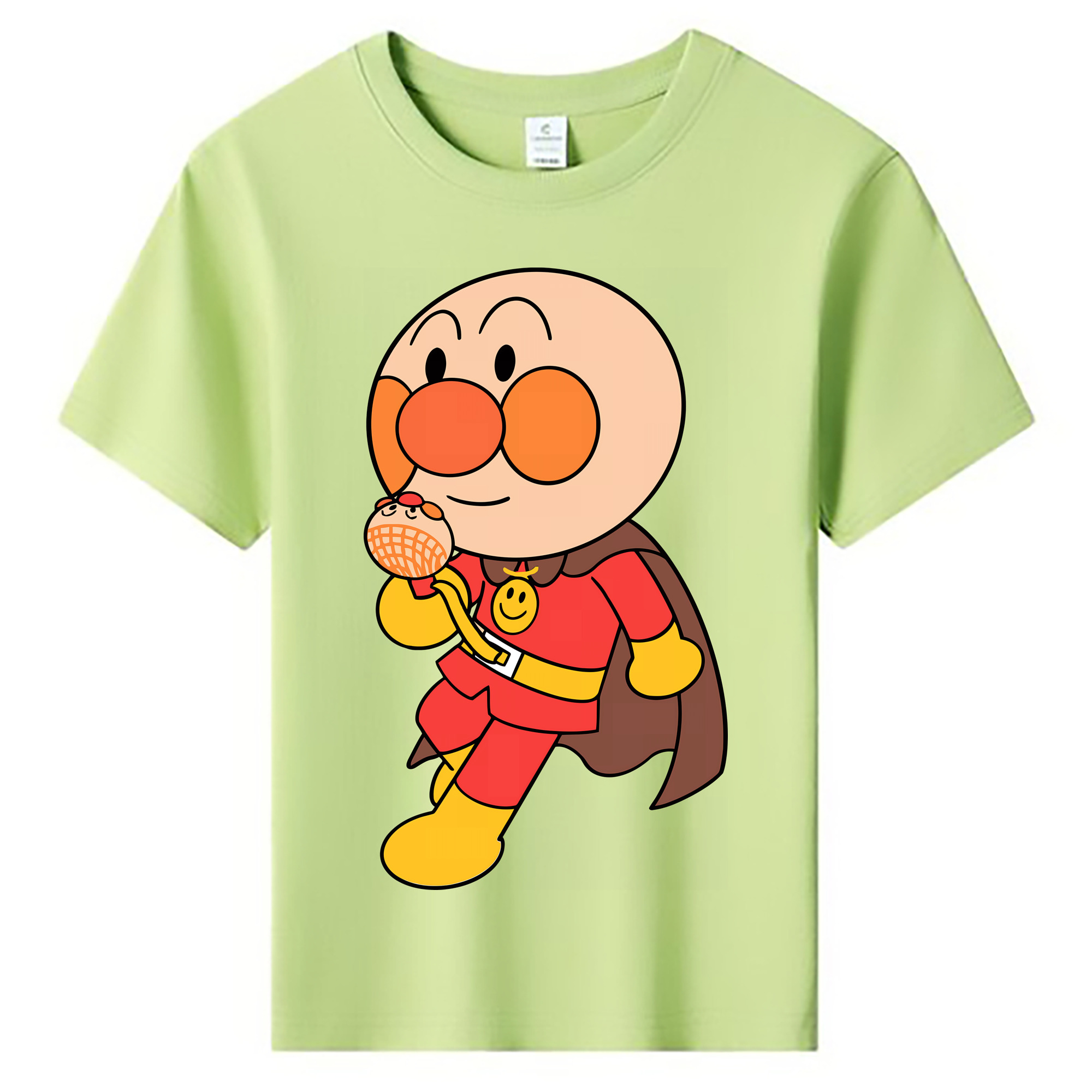（画像用） アンパンマン Anpanman 綿100％キッズTシャツ（フロントプリント）